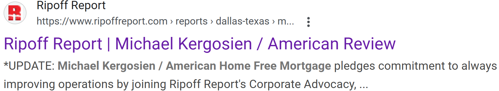 Google Results After The CAP Program